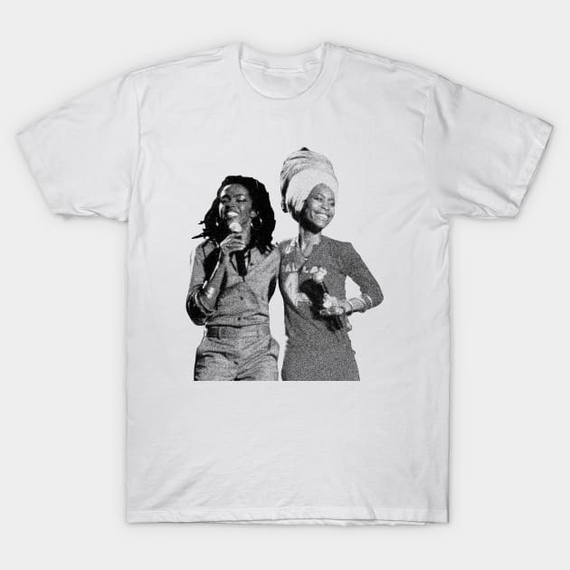 Black STYLE Two Queen soultrain T-Shirt by olerajatepe